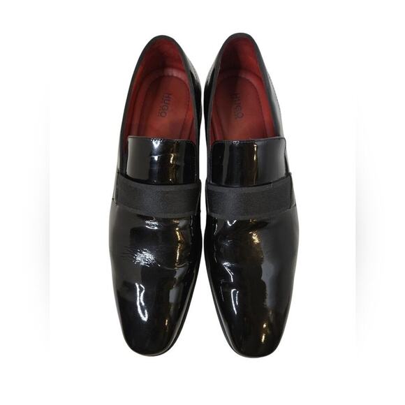 Hugo BossHigline Tuxedo Patent Leather Loafers Size 9